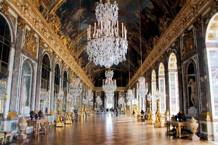 The hall of mirrors at Versailles Palace