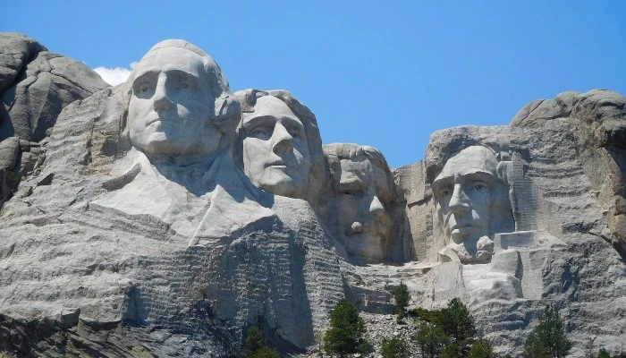 The Mount Rushmore monument